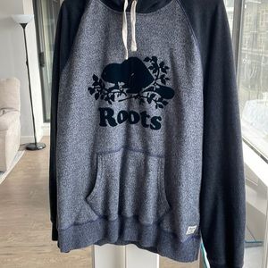 Mens XL Blue Roots Hoodie